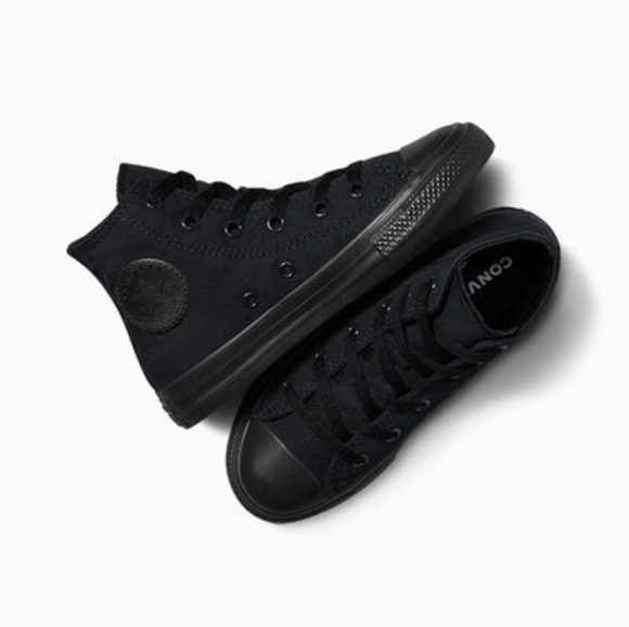 Chuck Taylor Converse All Star Classic Little Kids High Top Sneaker in Black - Picture 1 of 6